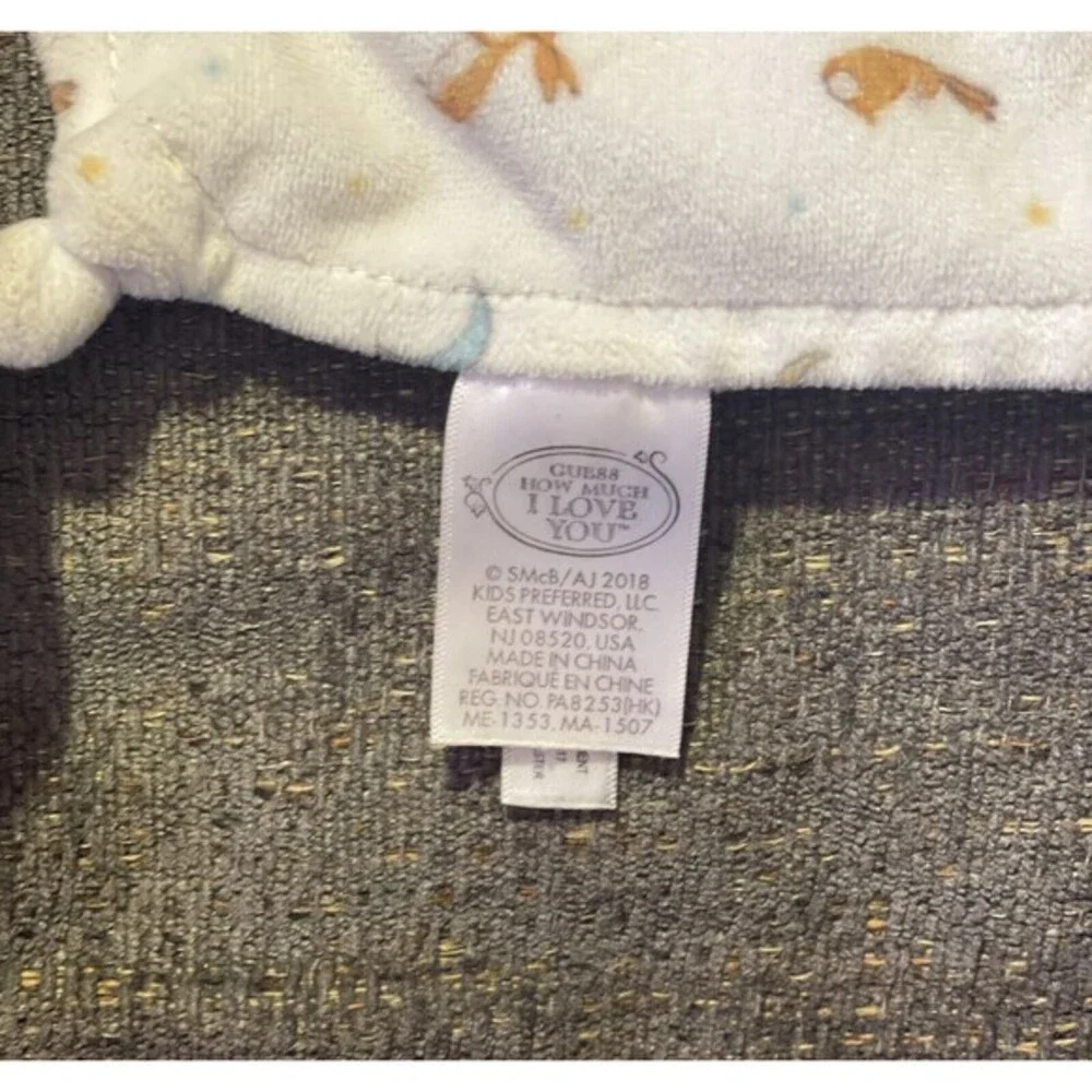 Guess How Much‎ I Love You Nutbrown Hare Baby Security Blanket Lovey